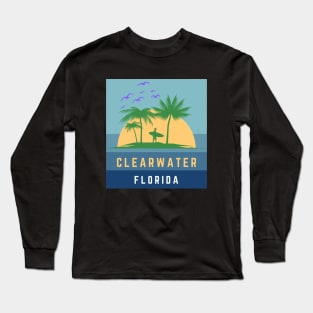 Clearwater Beach Florida Long Sleeve T-Shirt